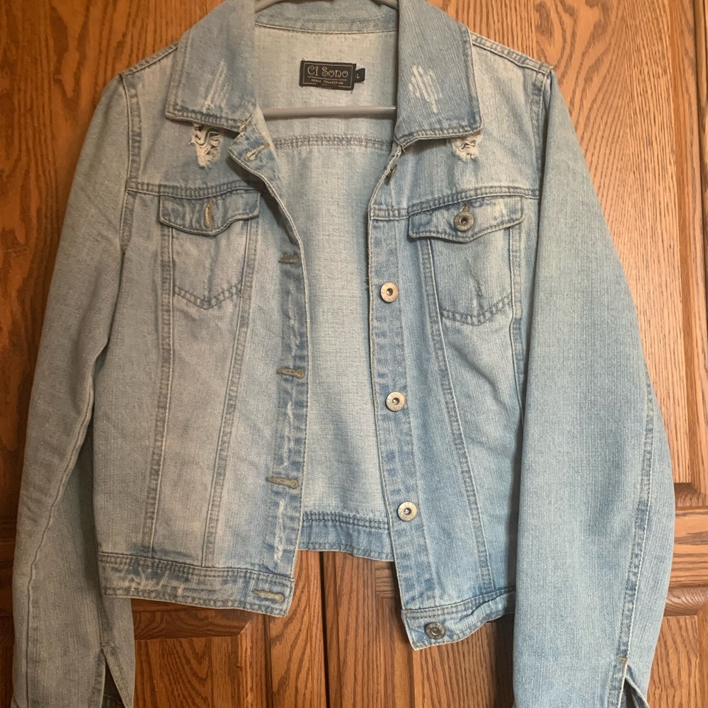 Cropped Jean Jacket